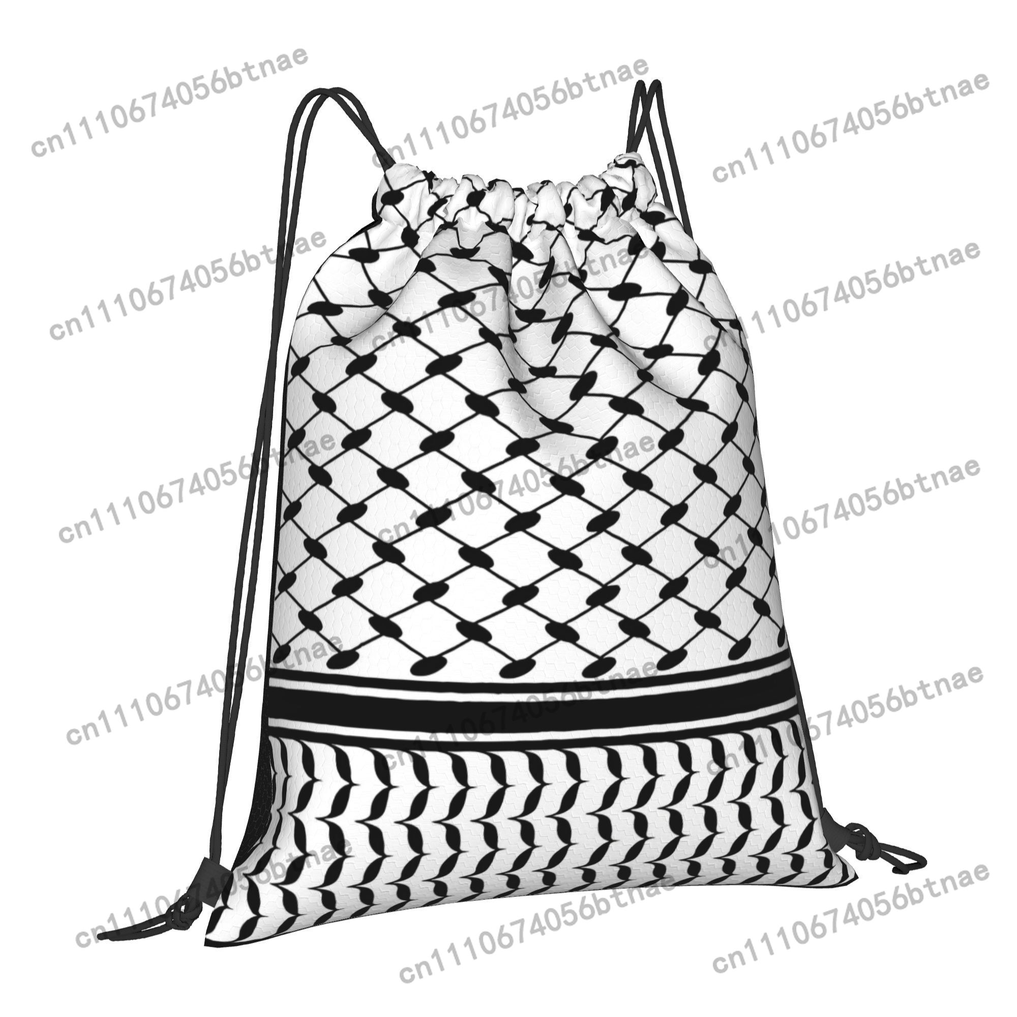 Kufiya Middle Eatern Pattern D - огляд і ціна Drawstring Gym Bag