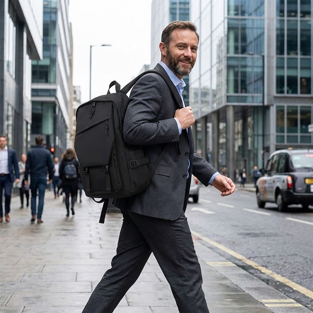Fashion Business Men's Backpac - огляд і ціна Canvas Backpack Casual
