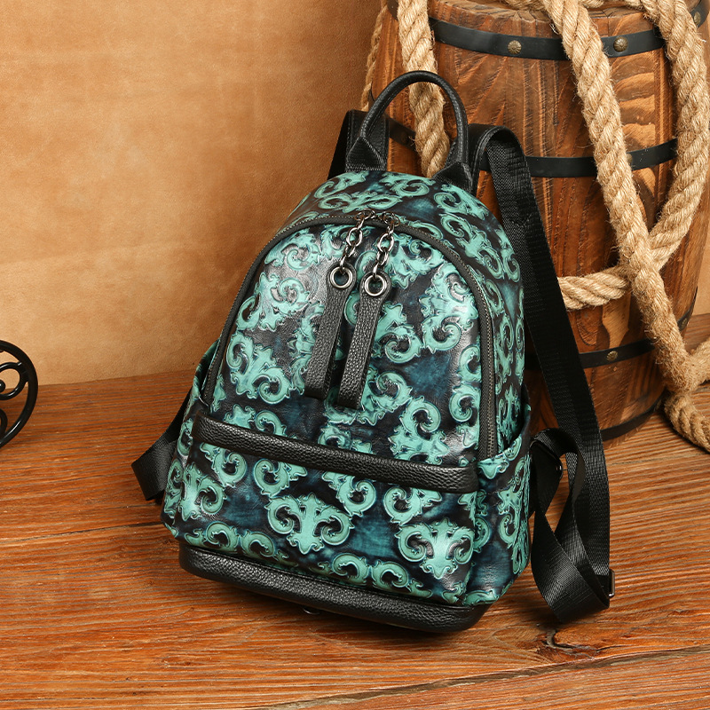 Johnature Genuine Leather Embo - огляд і ціна Leather Backpack Vintage