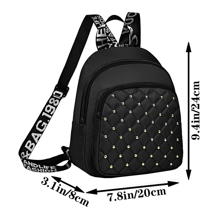 Chic Stylish Studded Backpack  - огляд і ціна Canvas Backpack Casual
